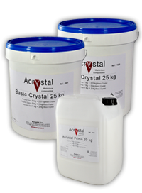 Żywica akrylowa Acrystal PRIMA/Basic CRYSTAL zestaw 70kg