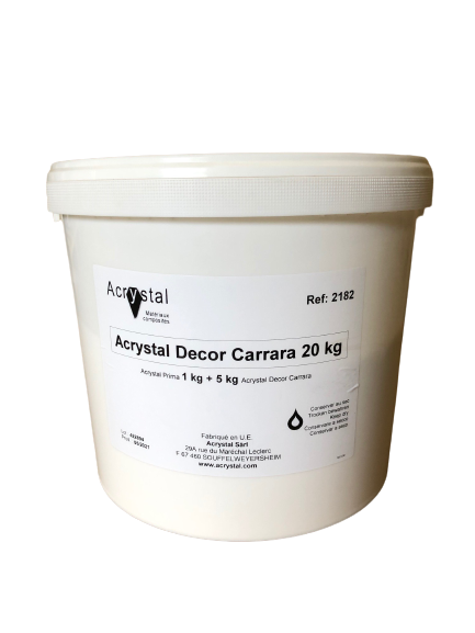 ACRYSTAL DECOR CARRARA - POUDRE / 20 kg